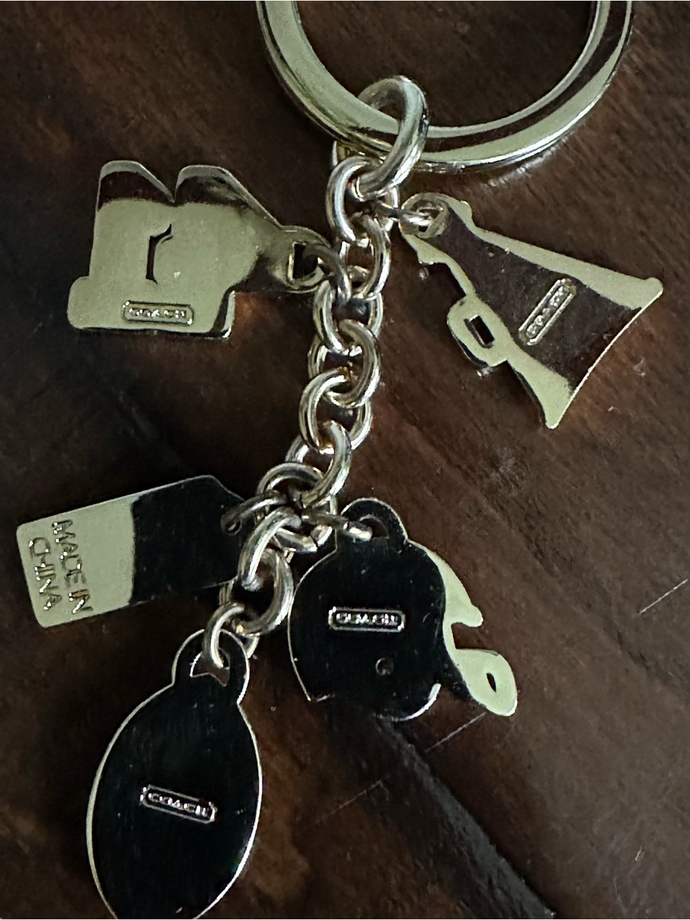 Coach Girl Football Mix Key Fob F61903 - Picture 5 of 7